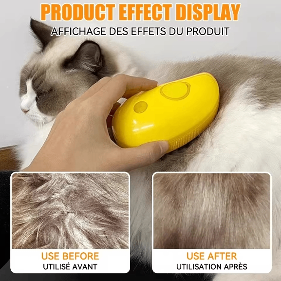 Cepillo de Vapor para Perros y Gatos