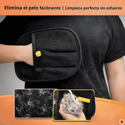 Manopla Quitapelos Reutilizable para Mascotas